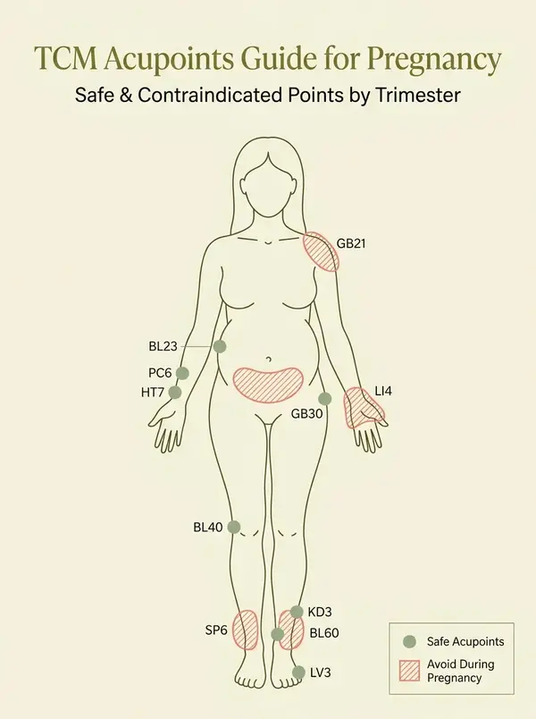 TCM Prenatal Massage Acupoints Guide